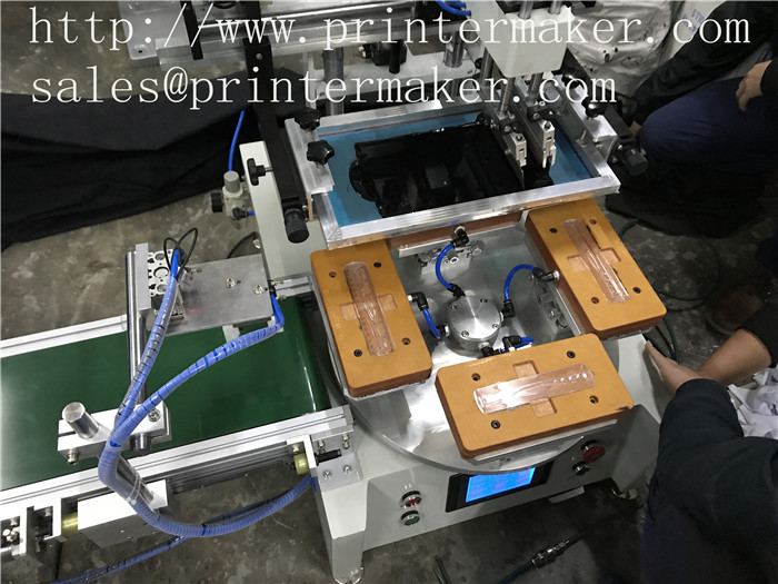 Desktop Single Color Screen Printing Machine with 4 Stations