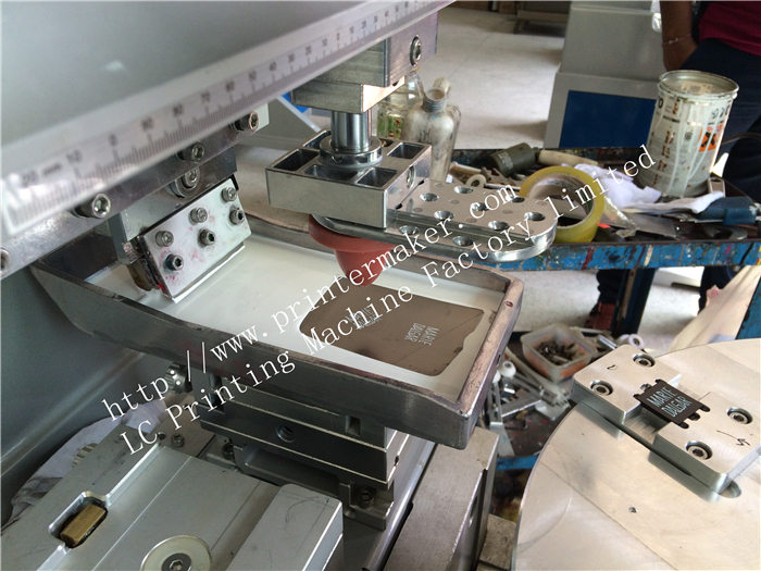 Memory card High Precision Pad Printing Machine with Turntable