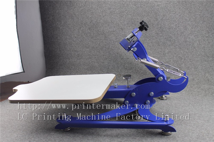 single color screen press silk screen printing machine