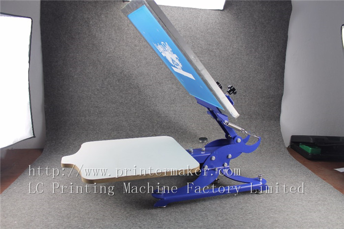 single color screen press silk screen printing machine