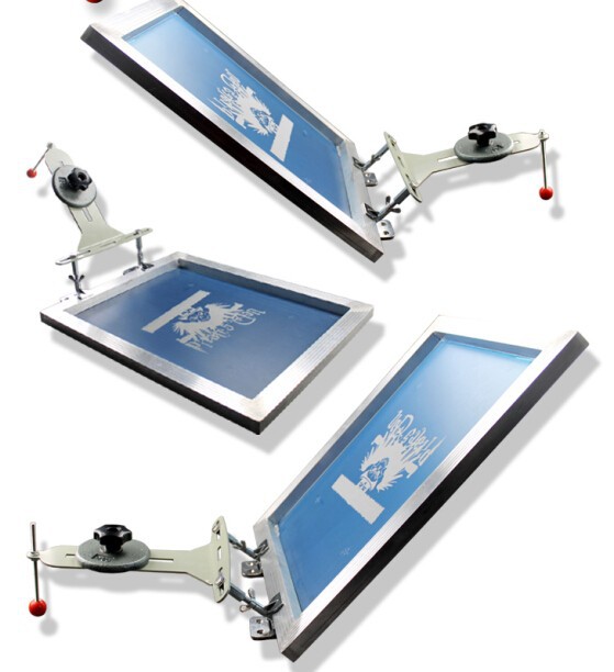 Screen Printing Set With Hinge Clamps