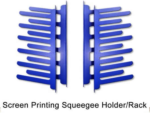Screen Printing Squeegee Holder Rack