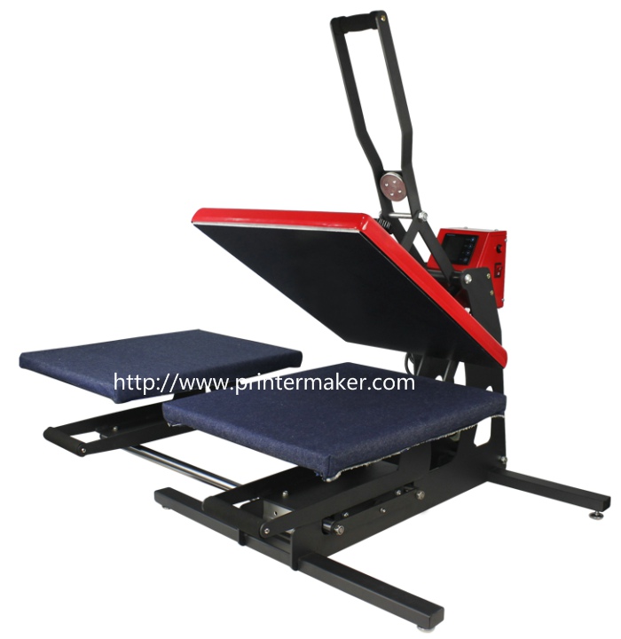 Auto Open Heat Press Machine with 2 working station