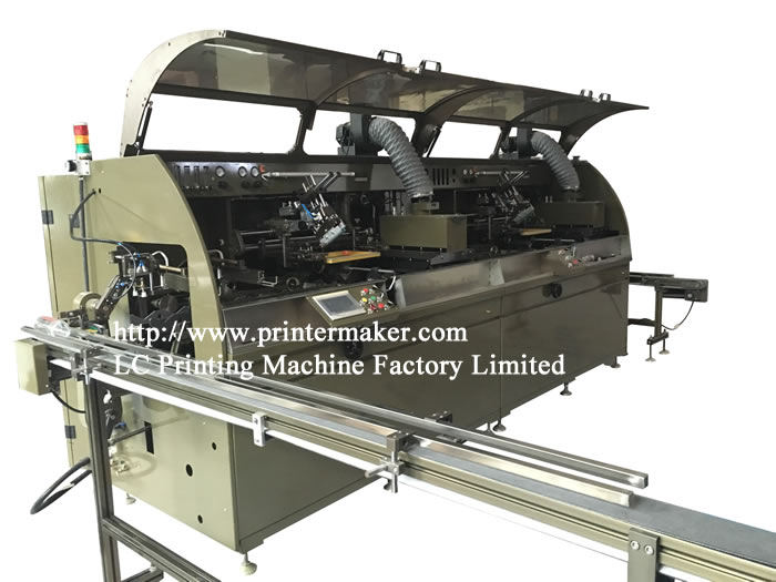 2 Color Mechanical Driven Automatic Screen Printing Machine