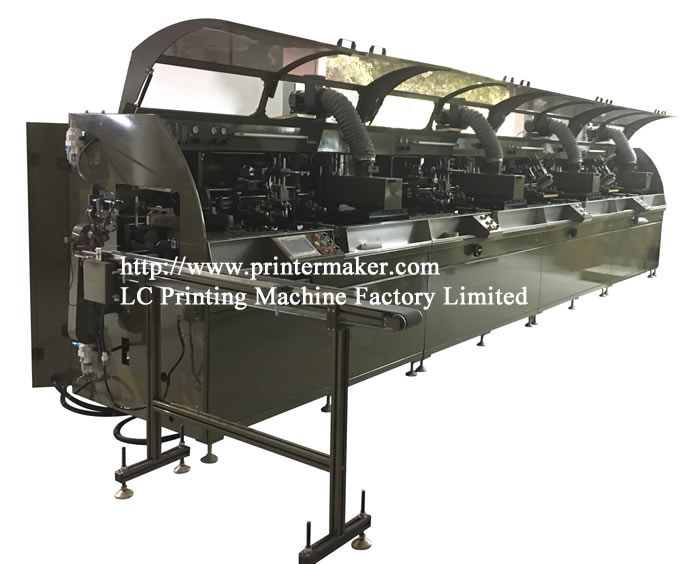 4 Color Automatic Silk Screen Printing Machine