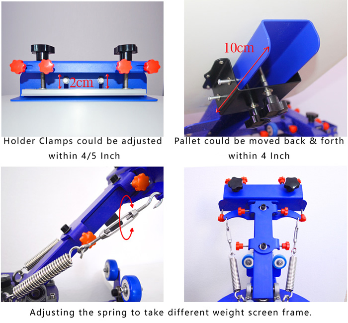 NEW 6-6 Screen Press with Shirt Pallet