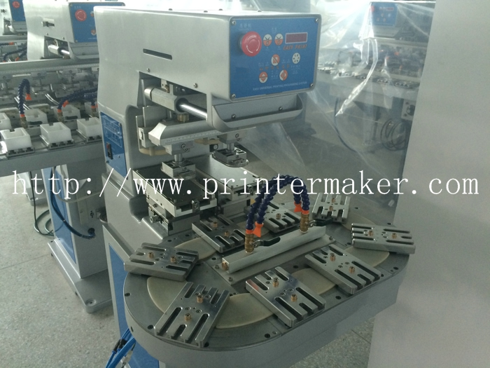 2 Colors Conveyor Belt Ink Cups Pad Printing Machine