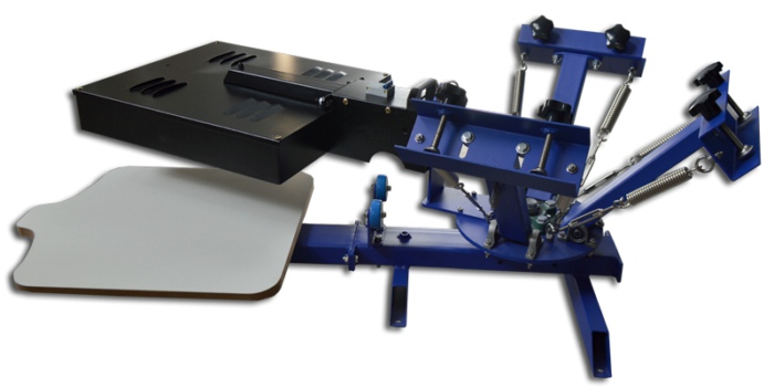 3 Color 1 Station Flash Dryer Screen Press 3 Color 1 Station Flash Dryer Screen Press