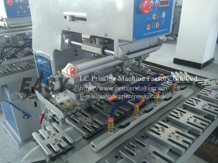 4-Color Pad Printing Machine with Conveyer