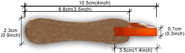 6.3inch 16cm 65 Durometer Squeegee