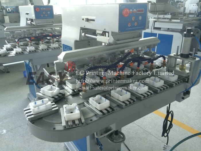 6-Color Pad Printing Machine with Carousel