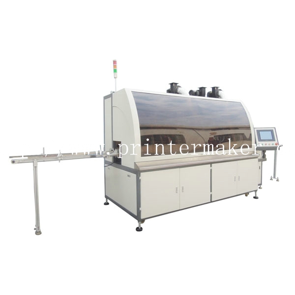 Automatic Glass Bottle Screen Printer For Cosmetic Industry