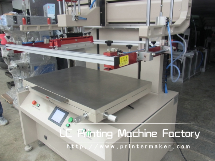Fully Electric Driven Flat Bed Screen Printer With PLC Control and Servo Motor