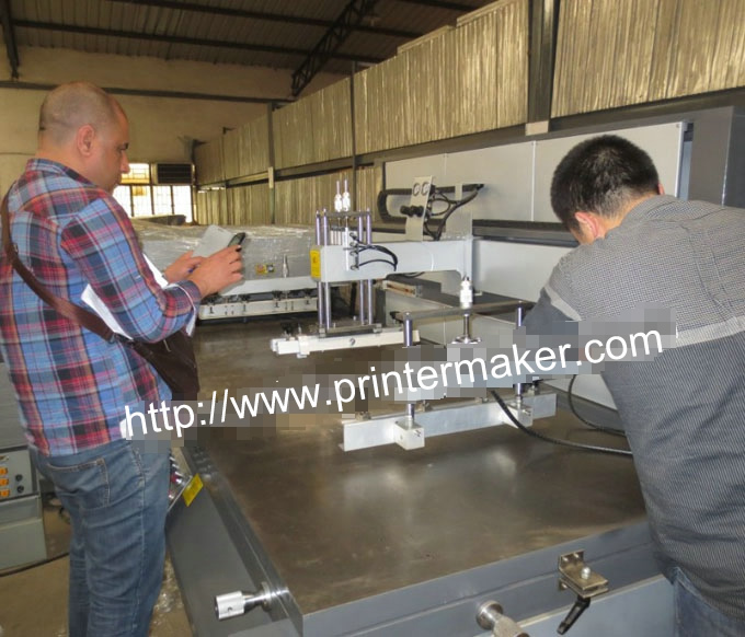 Large Size Flat Screen Printing Machine