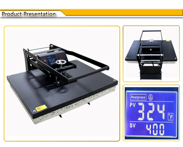 Large size manual heat press machine,Manufacture large format heat press  transfer machine equipment