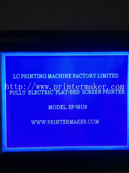 Plane Screen Printer with Servo Motor and PLC Control