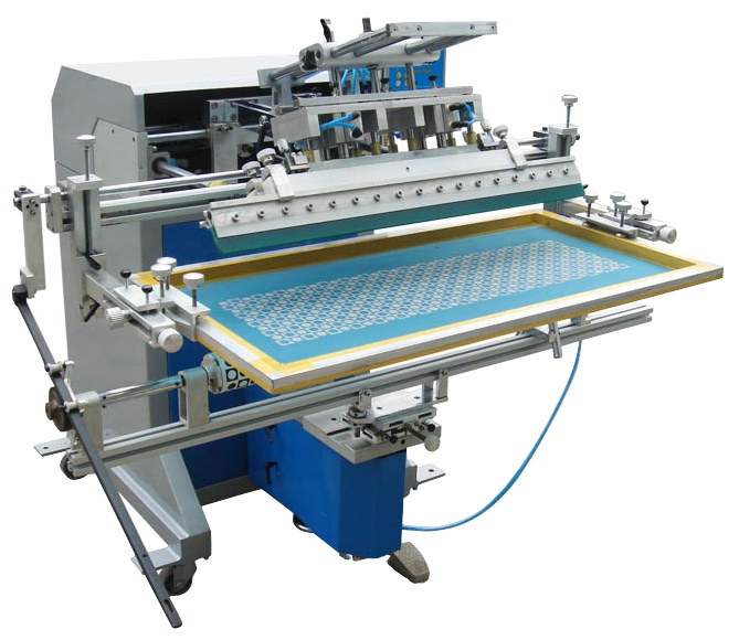 Pneumatic Cylindrical Screen Printer For Long Tube