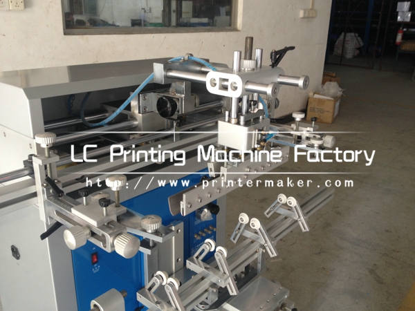 Pneumatic Cylindrical Screen Printer For Long Tube