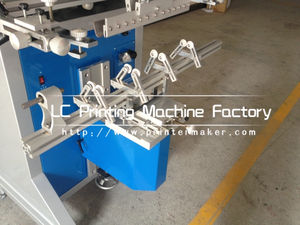 Pneumatic Cylindrical Screen Printer For Long Tube