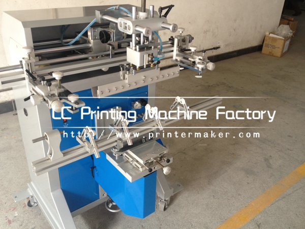 Pneumatic Cylindrical Screen Printer For Long Tube