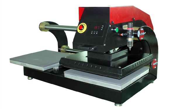 Pneumatic Double Location Shuttle Heat Press Machine