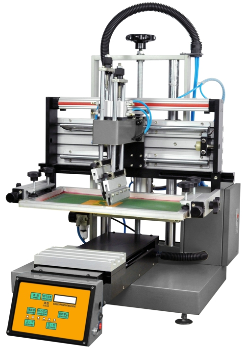 Pneumatic-Drive Flat Screen Printing Machine