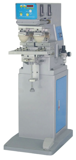 Single Color Pad Printing Machine with Two Heads