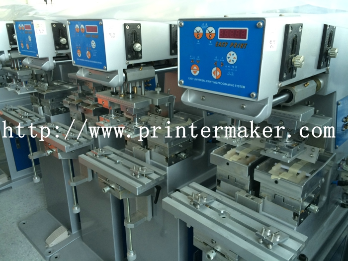 Single Color Pad Printing Machine with Two Heads