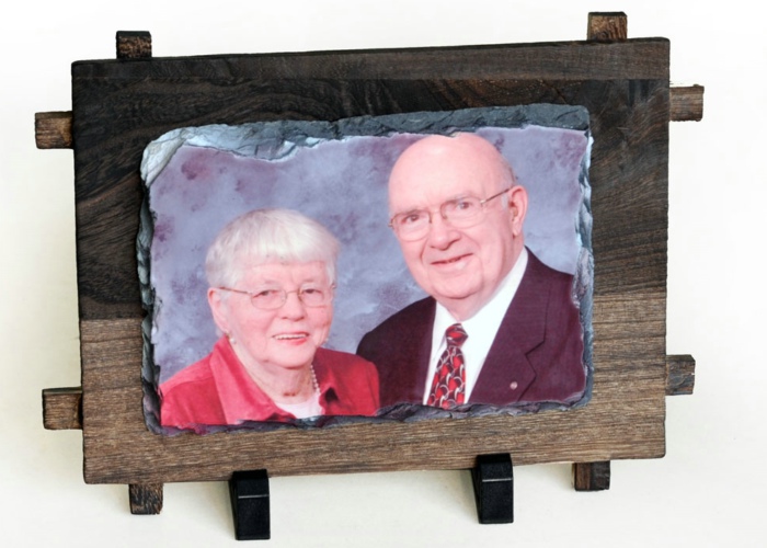 Sublimation Photo Slate with Frame