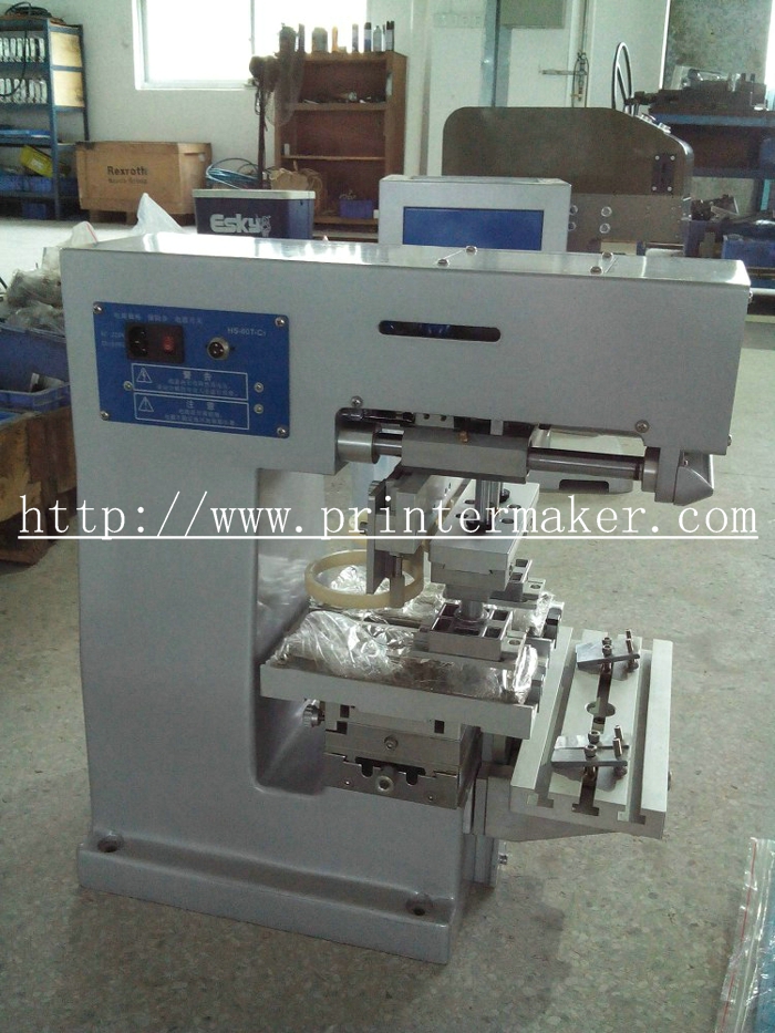 Tabletop Ink Cup Pad Printing Machine with Two Heads