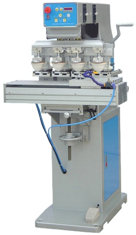 4 Color Ink Cup Pad Printing Machine