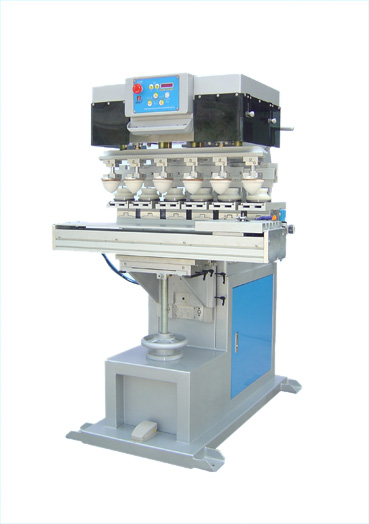 Ink Cup Six Colour Pad Printing Machine