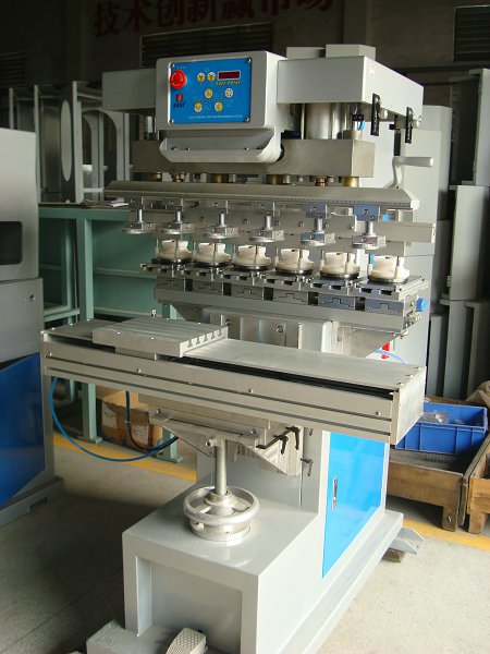 Ink Cup Six Colour Pad Printing Machine