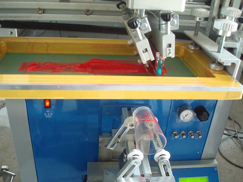 Cylindrical Screen Printer