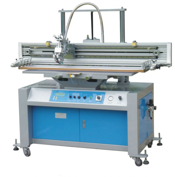 Flat Bed Screen Printer with Vacuum Table