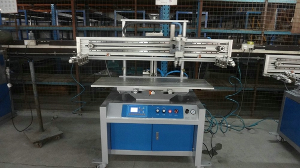 Flat Bed Screen Printer with Vacuum Table