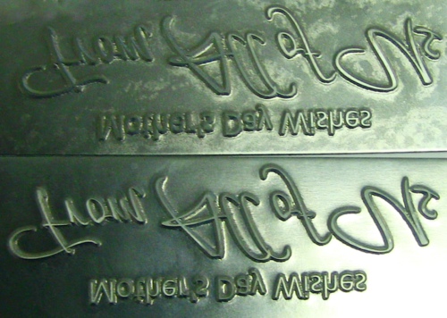 Hot Stamp Zinco Dies