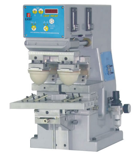 Tabletop 1 Color Pad Printing Machine with Double Head