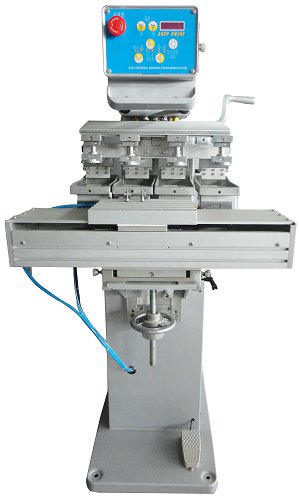 4-Color Pad Printing Machine with Shuttle