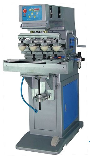 Four Color Pad Printing Machine With Shuttle