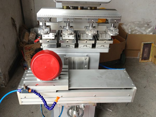 Four Color Pad Printing Machine With Shuttle