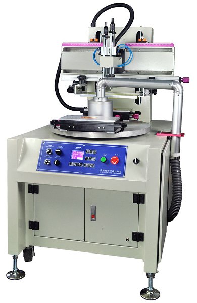 Straight Ruler Hight Speed Screen Printing Machine with Two Workstations