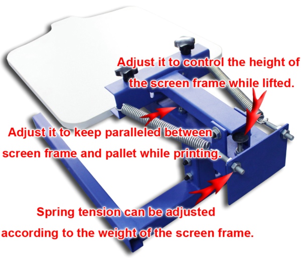 1 Color T-shirt Manual Screen Printer