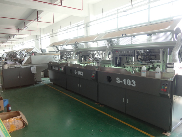 Fully Automatic 3 Color Screen Printing Machine for Plastic Bottles Fully Automatic Screen Printing Machine