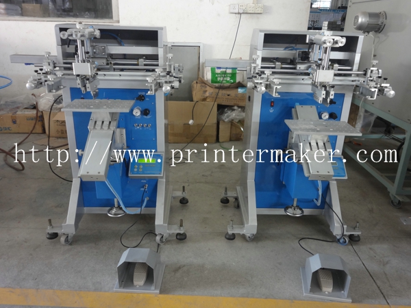 Screen Printing Machine with Moving Table