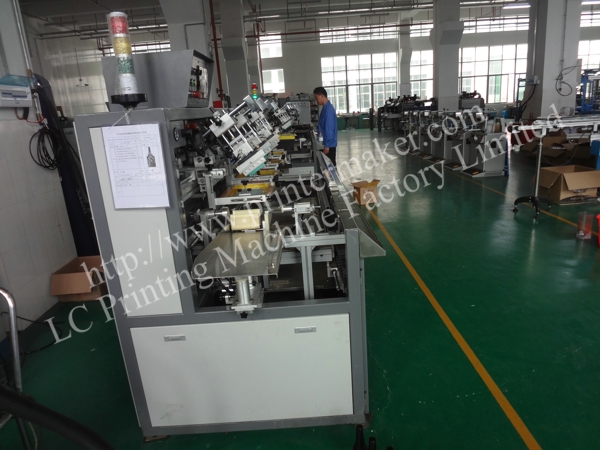 glass bottle automatic screen printing machine