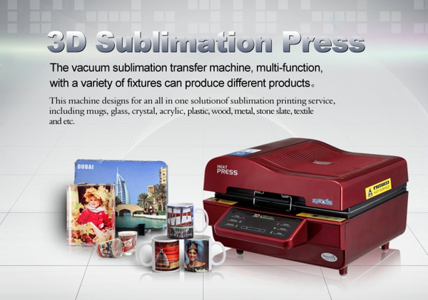 3D Sublimation Vacuum Heat Press Machine
