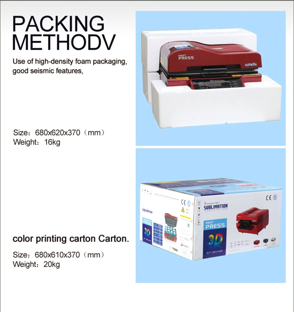 3D Sublimation Vacuum Heat Press Machine