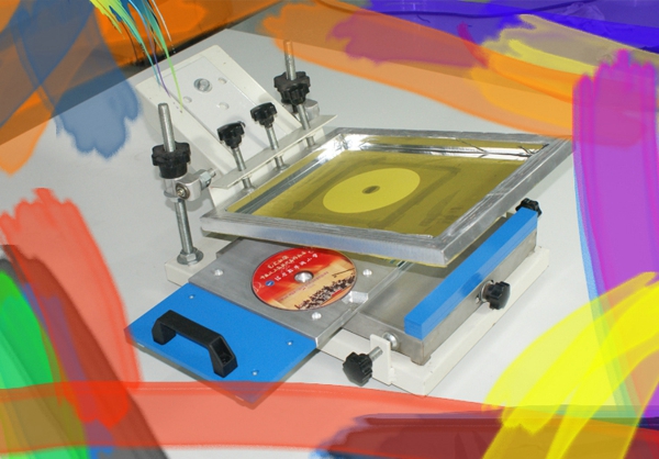 Manual CD DVD Screen Printing Machine