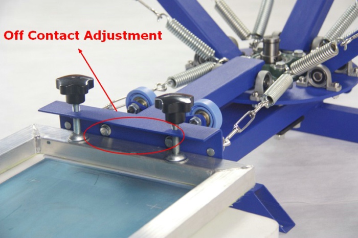 4 Color 1 Station Single Rotary Screen Press 